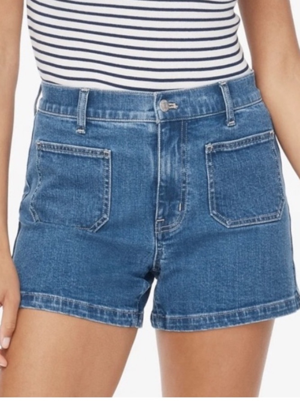 J. Crew Sailor High Waisted Jean Shorts, size 32
